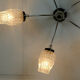 1960's mid century 5-light sputnik spider CEILING LIGHT chrome metal glass