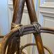 Vintage rattan plant holder
