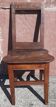 Lorraine chair in wood, 18th century.