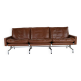 Top design three seater sofa by Poul Kjearholm PK31/3 for EKC