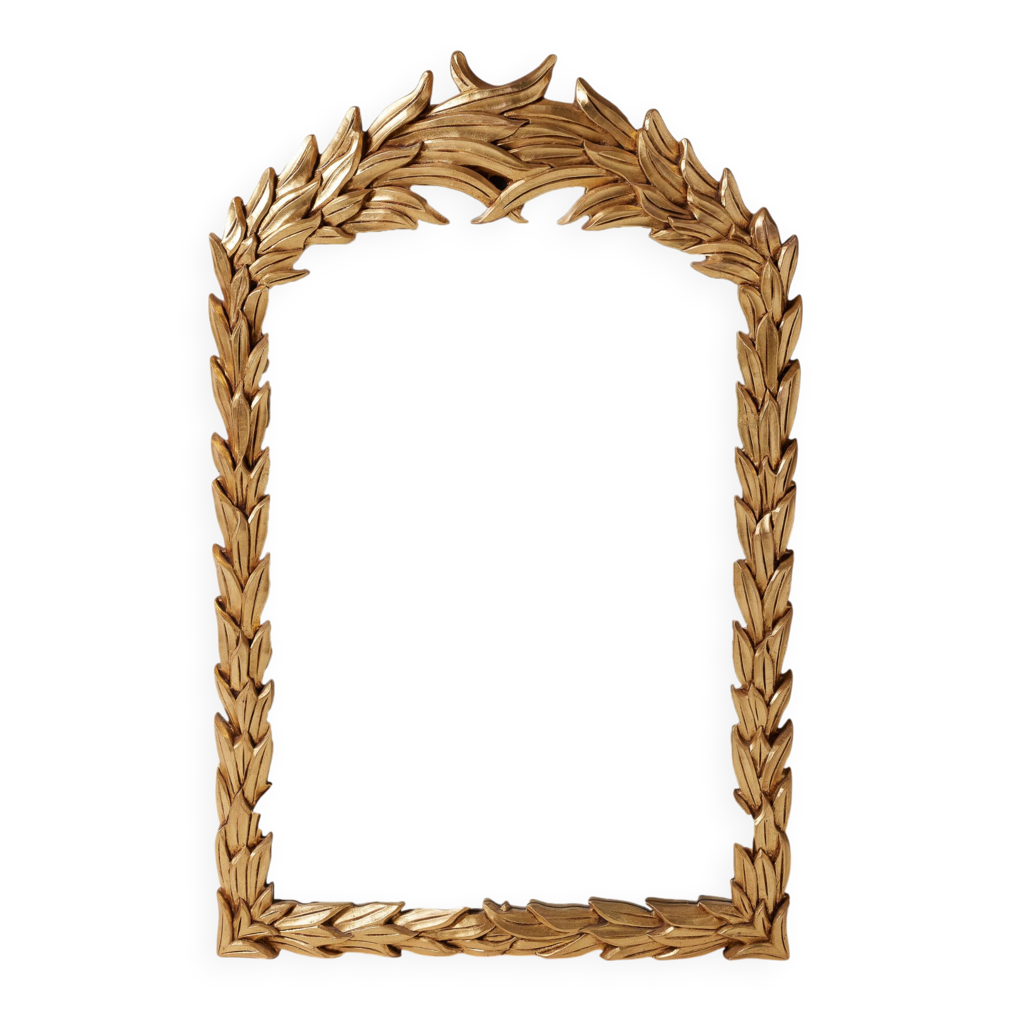 Gilded carved wooden mirror