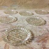 10 sous-verre en verre texturé