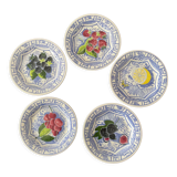 Set de 5 assiettes Gien pour le dessert
