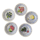 Set de 5 assiettes Gien pour le dessert