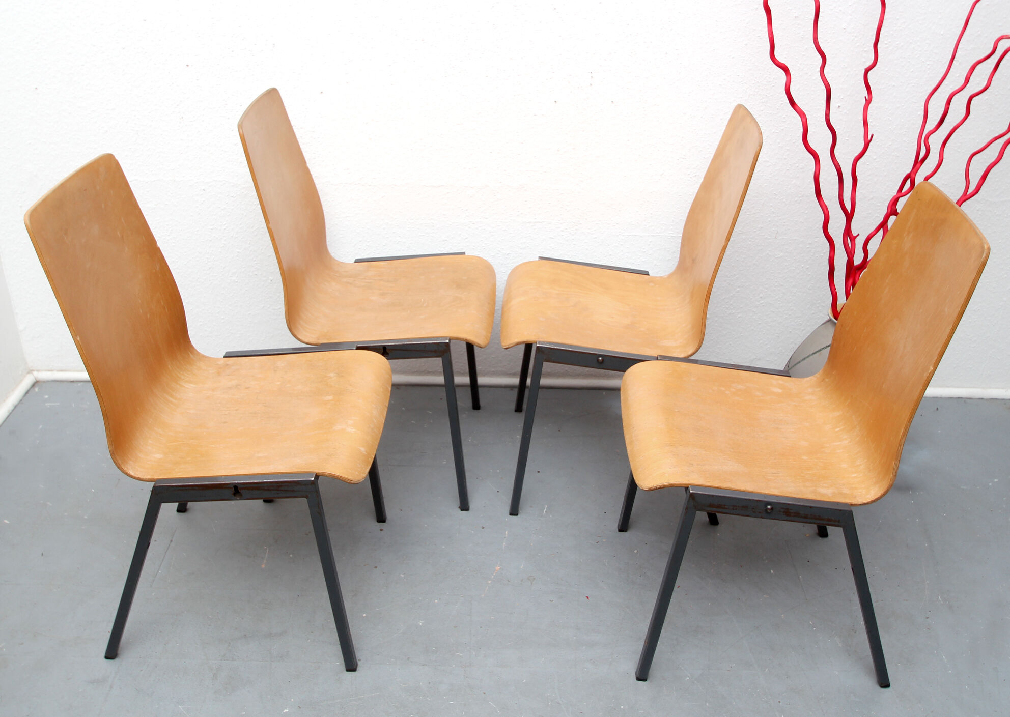 4 chairs 1960