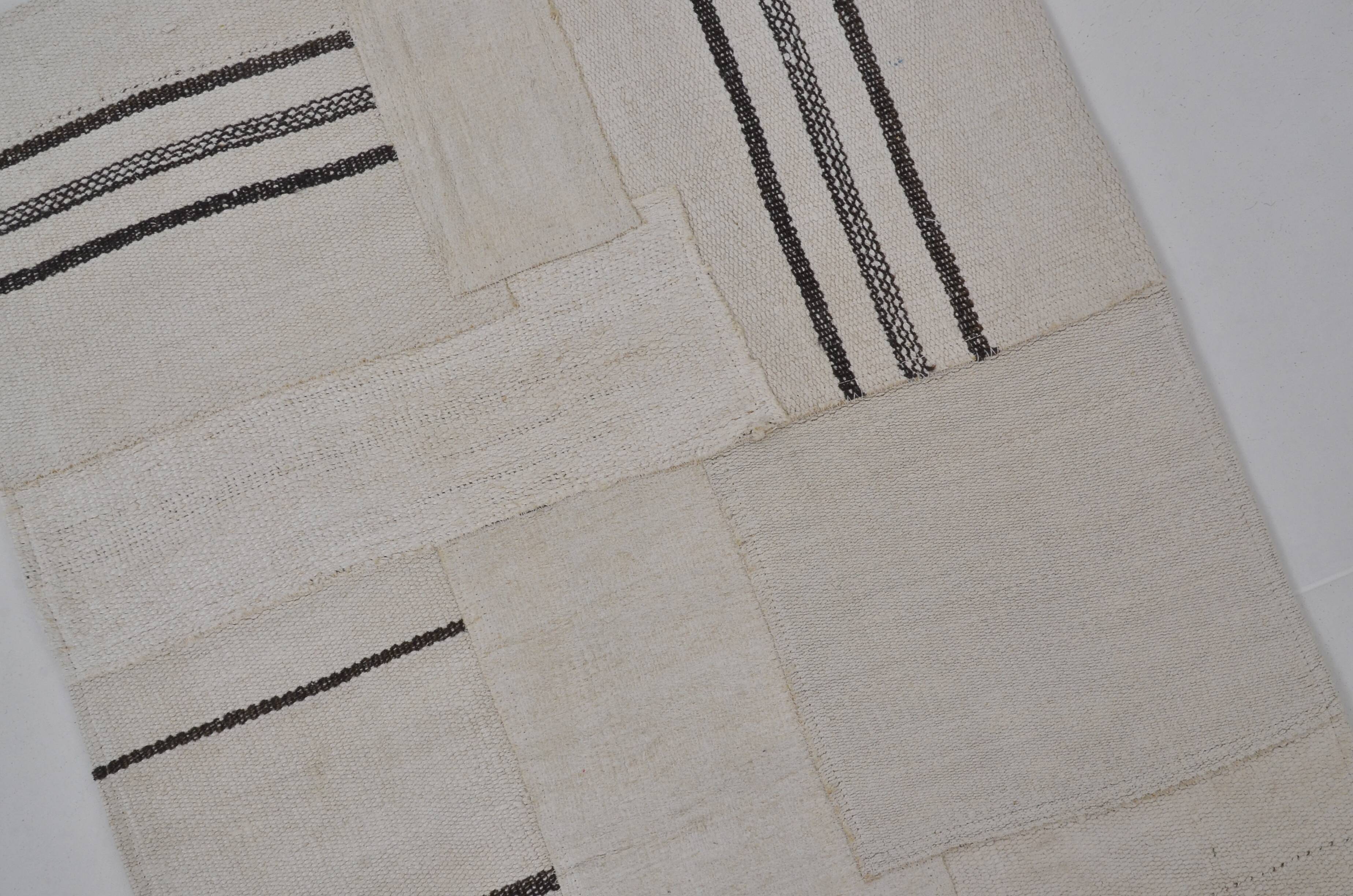 Vintage Anatolian Hemp Kilim Runner sku 3837