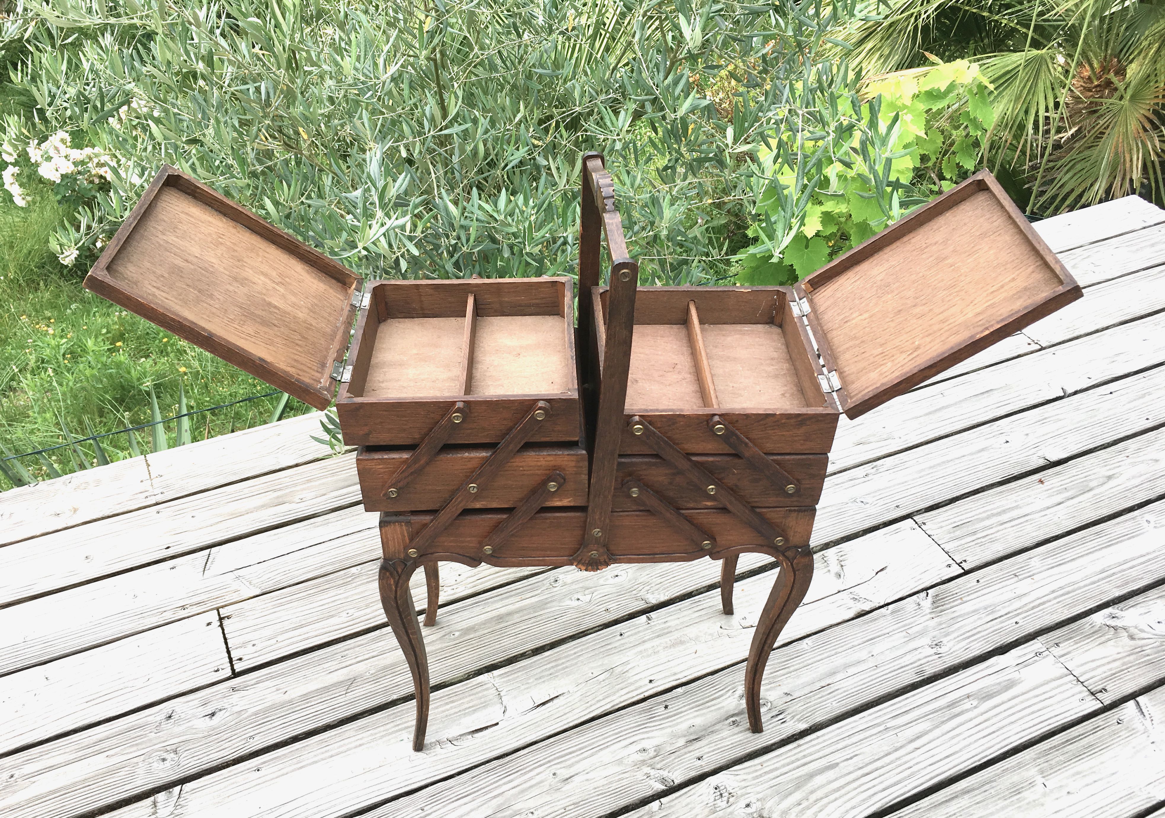 Vintage sewing worker