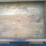 Minister's desk in solid raw oak from the 1930s