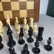 Large Vintage Medieval Chess Set Ajedrez Fantasia