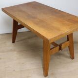 Table de repas de René Gabriel en chêne, 1950