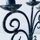 Old iron chandelier
