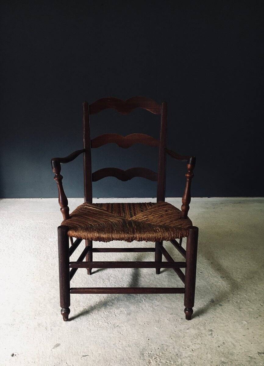 French Country Style Armchair, 1920s