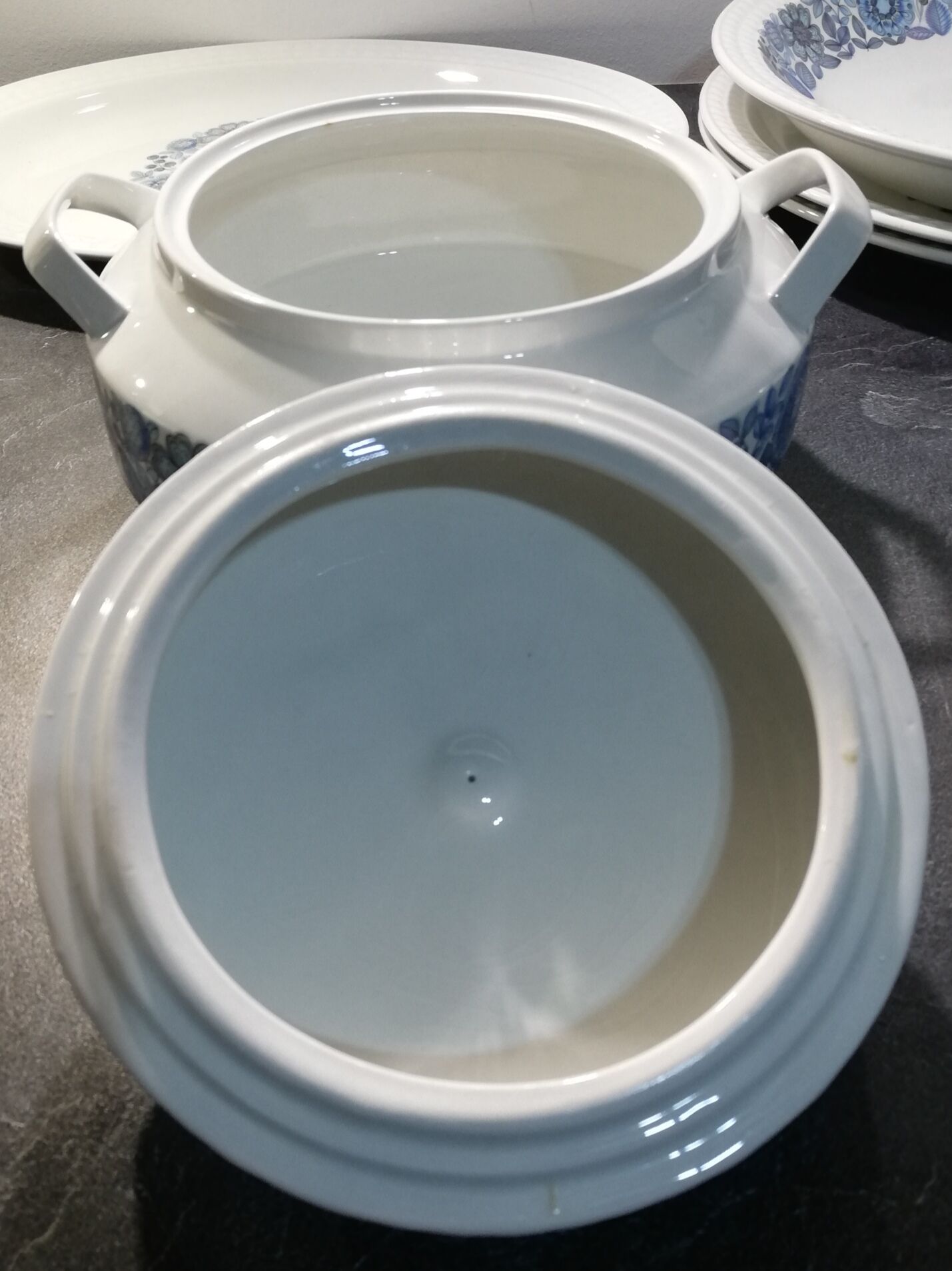 Table service 38 pieces in Spanish porcelain Pontesa