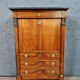 Secretary empire era with caryatid in blond mahogany around 1810