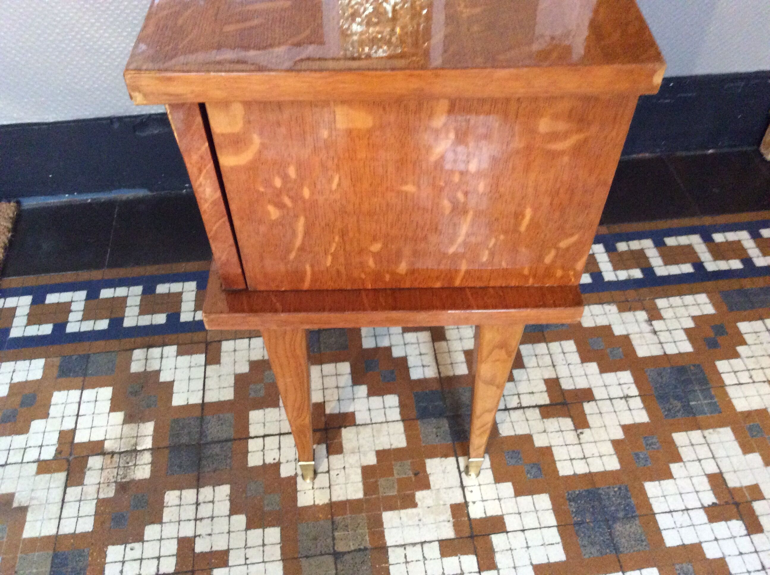 Vintage bedside table