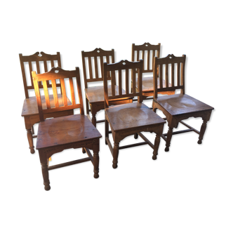 Solid wooden chairs