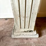 Gray concrete column