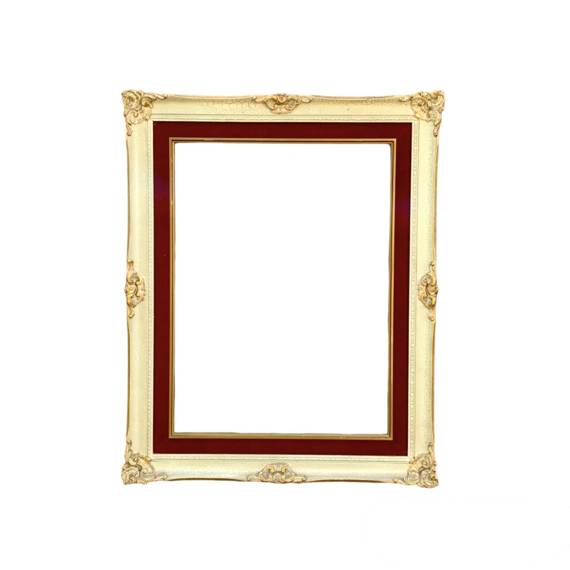 Old carved wooden wall frame