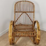 Rocking-chair rattan 60'