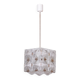 Mid-Century Chandelier in Chrome and Glass from Kamenický Šenov, Czech, 1960s