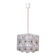 Mid-Century Chandelier in Chrome and Glass from Kamenický Šenov, Czech, 1960s