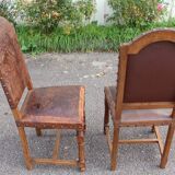 set of twelve Cordoba leather chairs from the 19th century