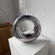 Round aluminium loop vase