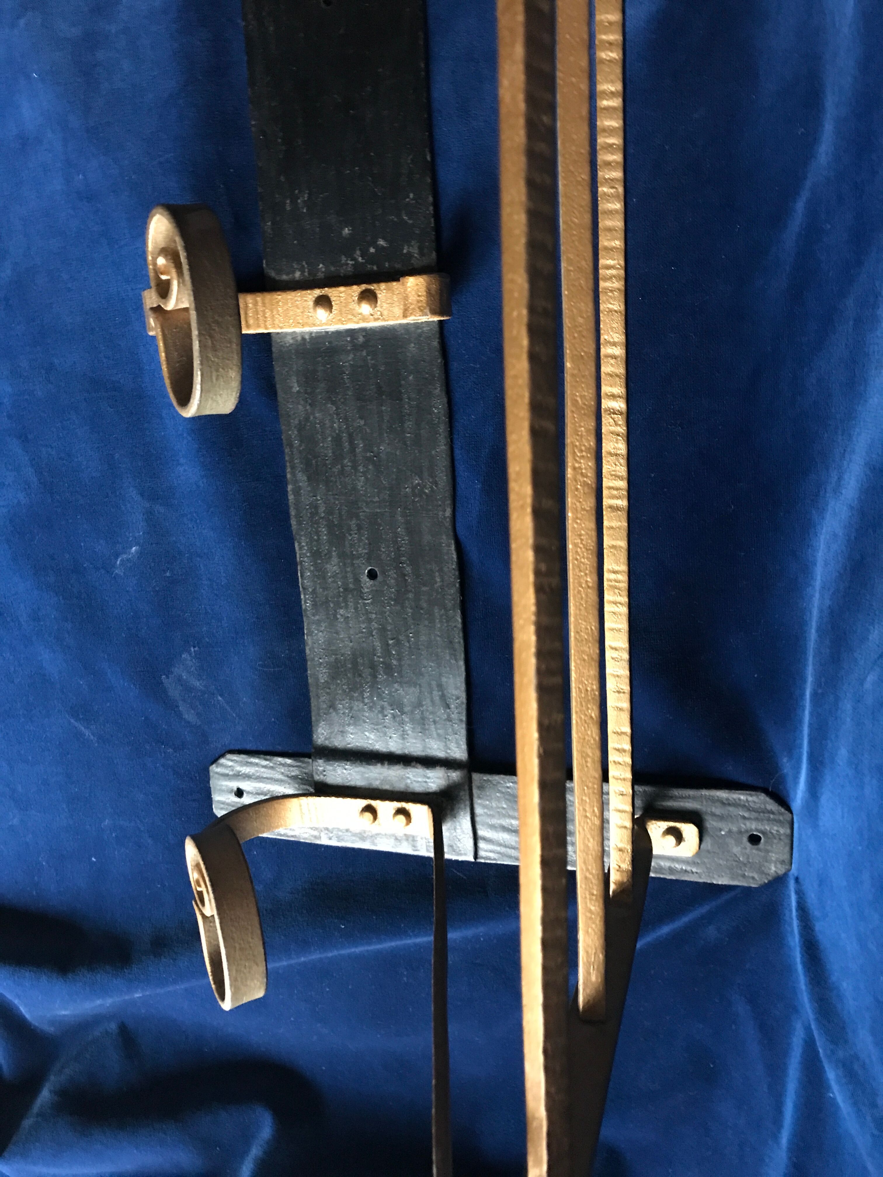 Portemanteau vintage en fer forgé