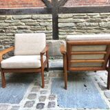 Pair of Danish armchairs 1970
