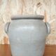 Glazed stoneware pot
