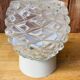 Old molded glass wall lamp