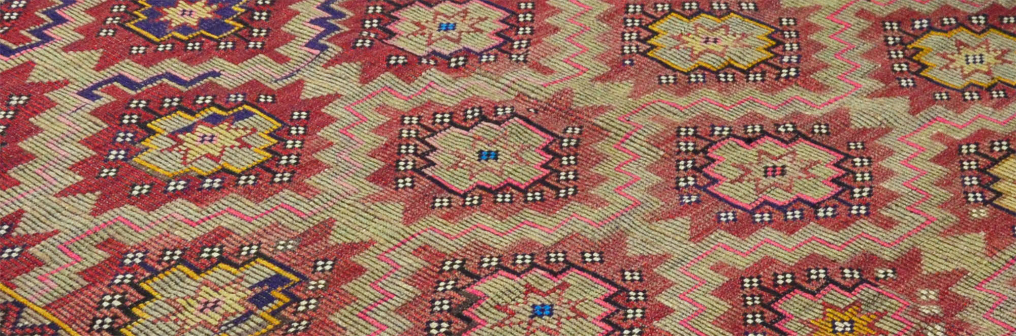 Anatolian handmade kilim rug 273 cm x 178 cm