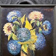 Still life tableau Impressionism oil on canvas Fritz Haberkorn