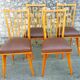 Chaises style scandinave à barreaux