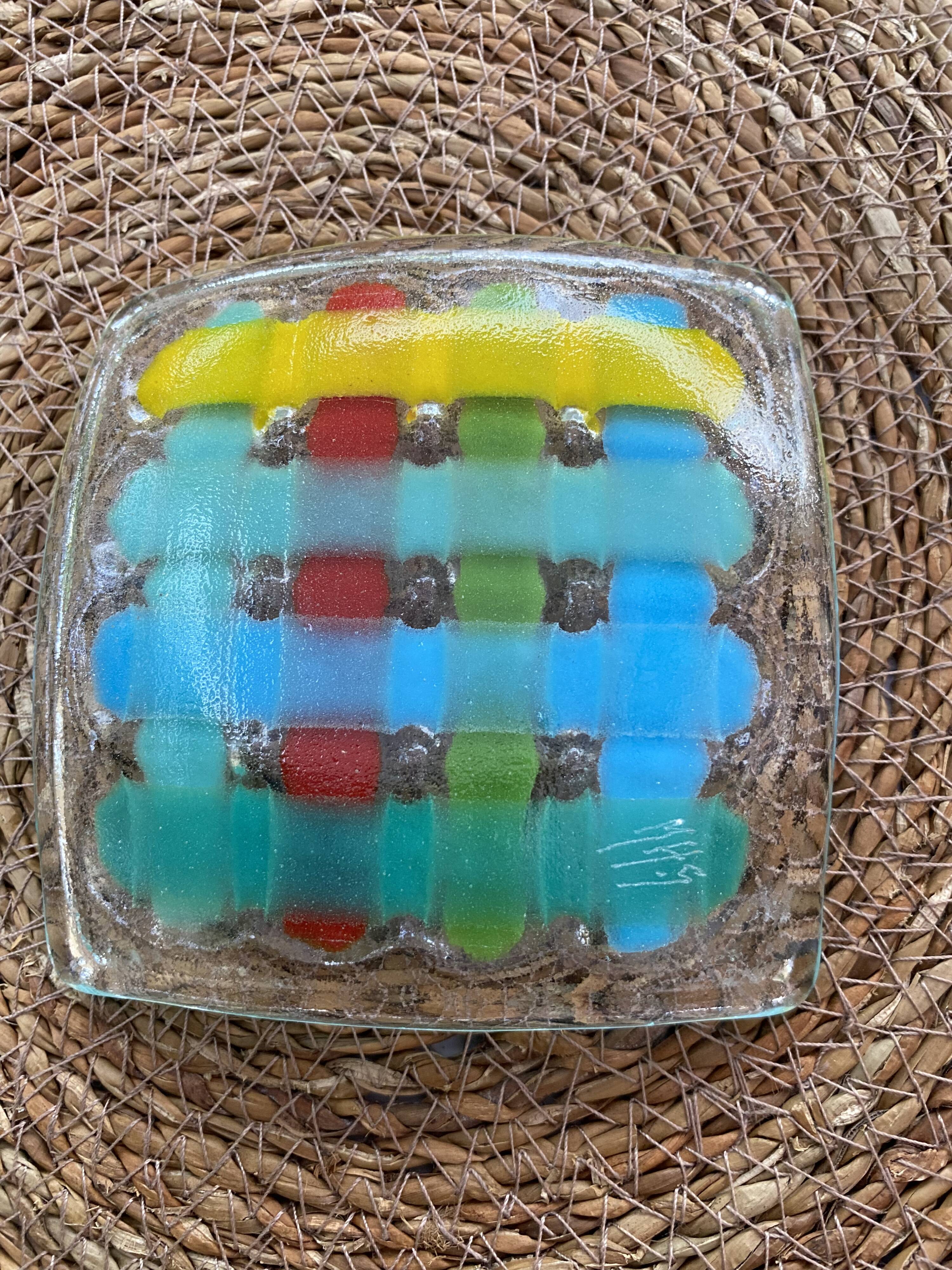 Fused Glass Bowl Design – Signed Artist Piece