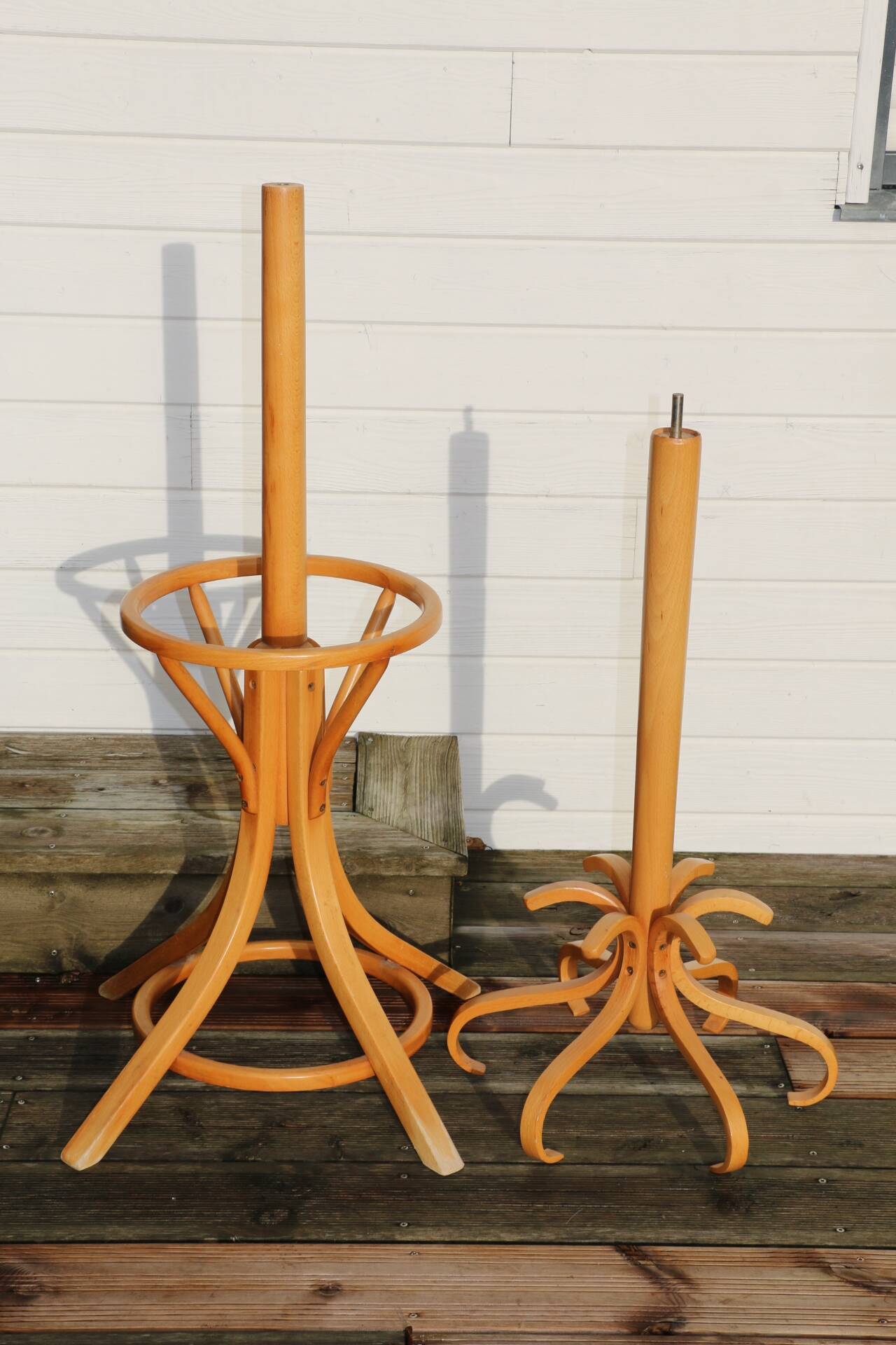 Coat stand parrot BAUMANN light beech umbrella stand