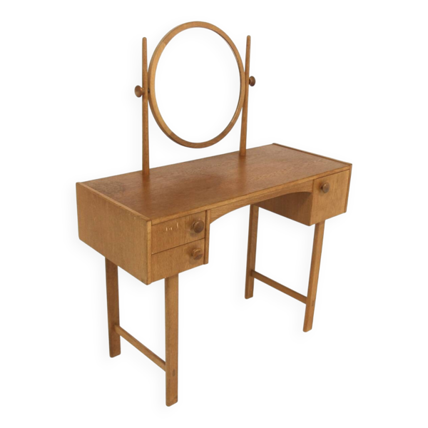 Coiffeuse scandinave en chêne, Suède, 1960
