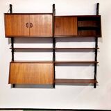 Vintage design modular wall unit