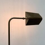 Vintage Hollywood Regency floor lamp in German brass by Florian Schulz.