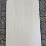 Travertine coffee table with intermediate top