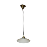 Suspension en opaline blanche