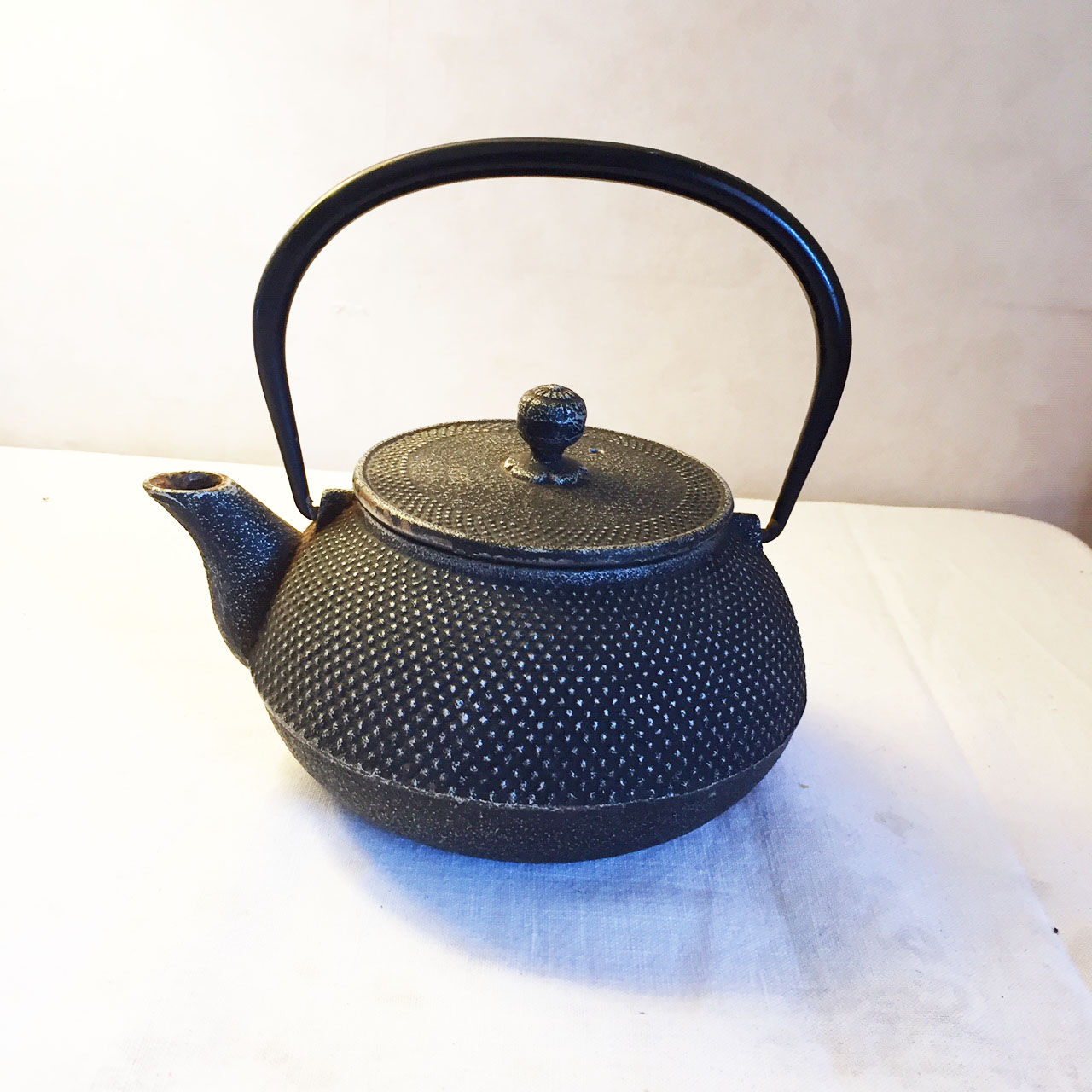 Japanese cast-glass teapot