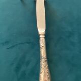 8 silver-colored metal goose-shaped knife holders