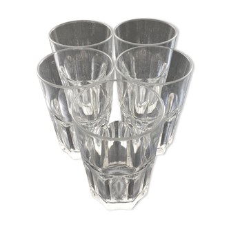 5 Habitat 80 beer glasses