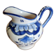 Milk jug Creamer faience décor Old Rouen