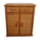 Dresser in rattan and canning