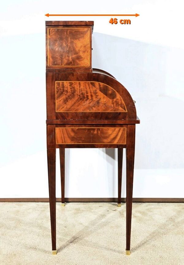Bureau, bonheur du jour en acajou, style Louis XVI / Directoire, début XXème