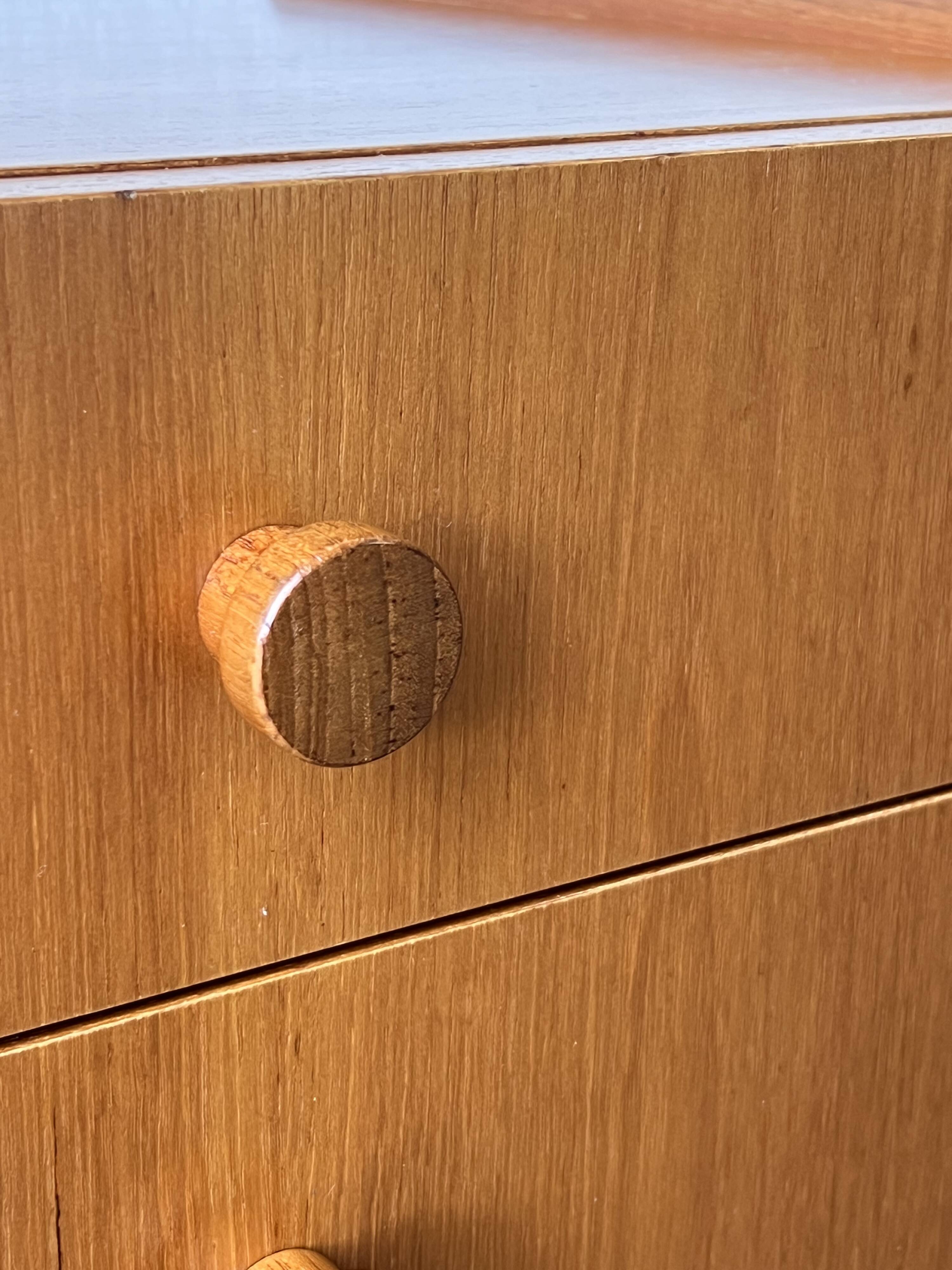 Mid-century teak bedside tables