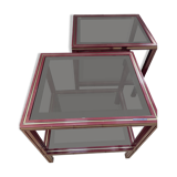 Pair of side tables or bedside tables