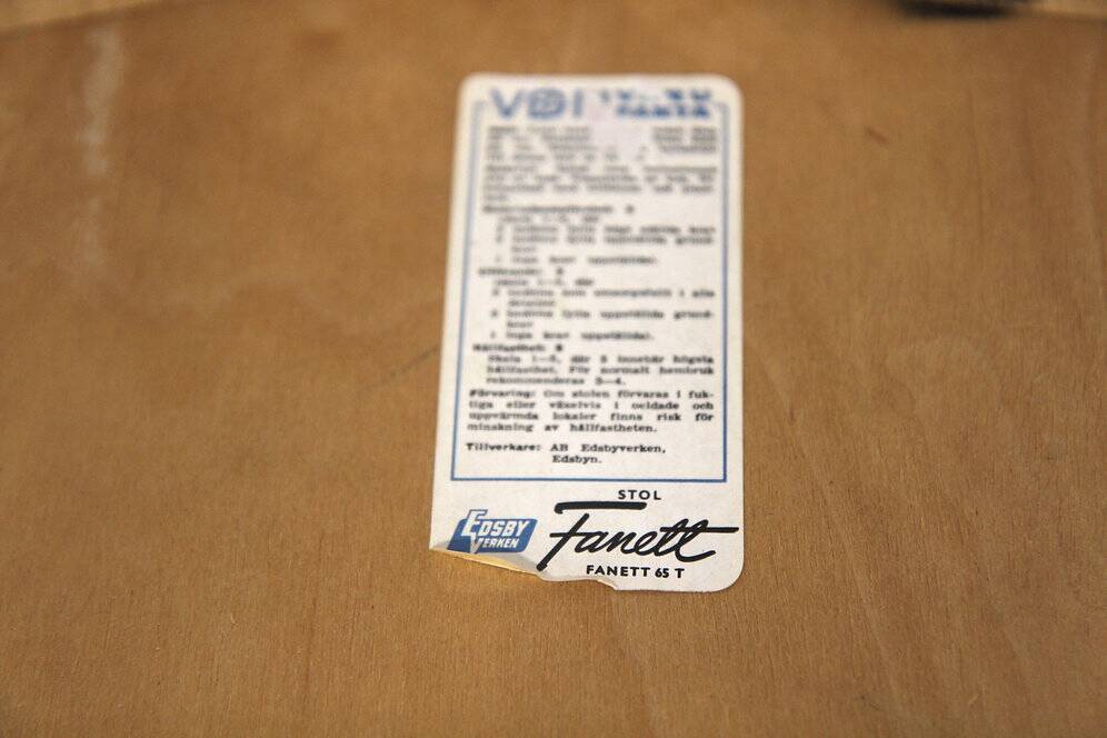 Set of 3 teak chairs, Jan Hallberg, Edsbyverken, Sweden, 1960